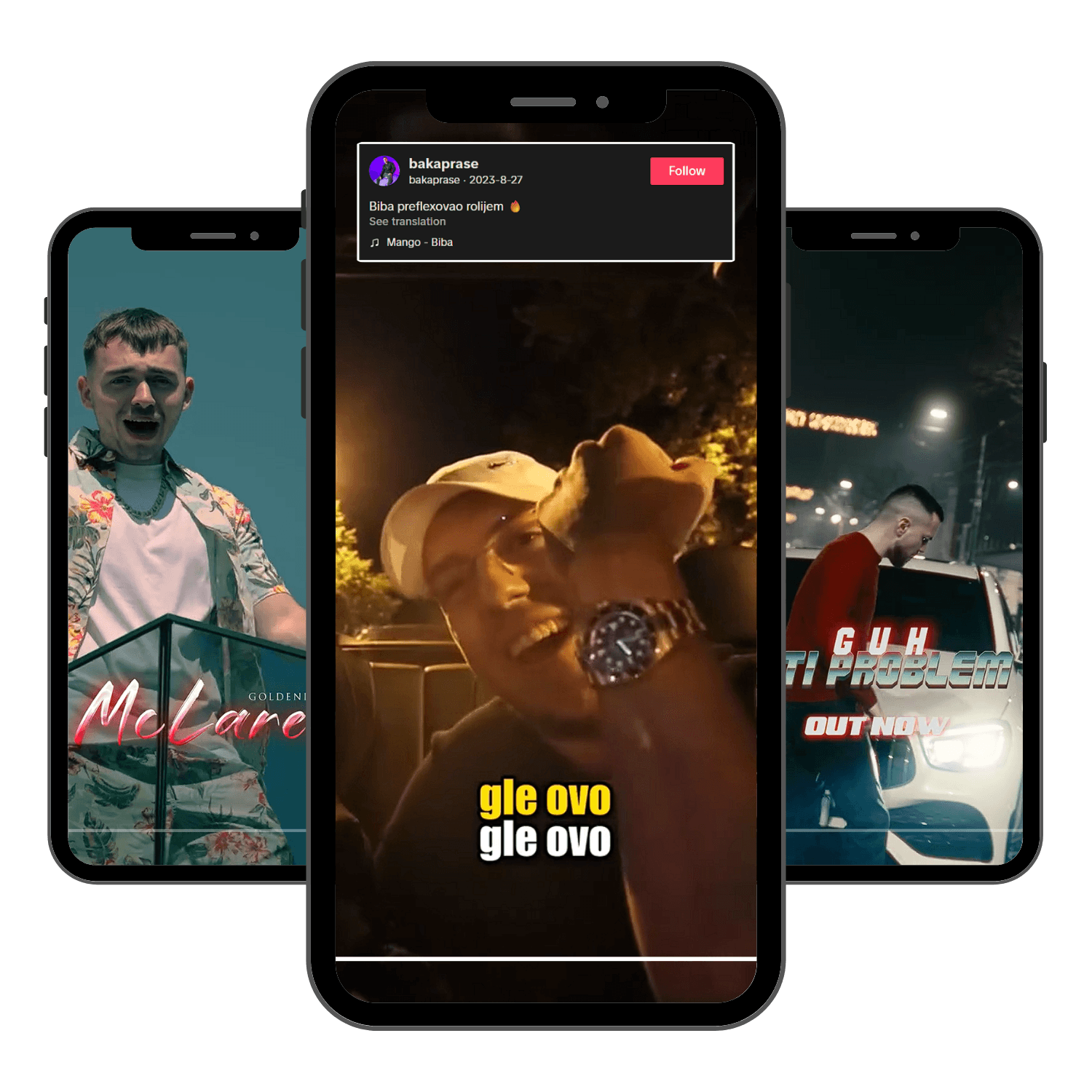 Snimak ekrana liste kampanja u Clipster-u